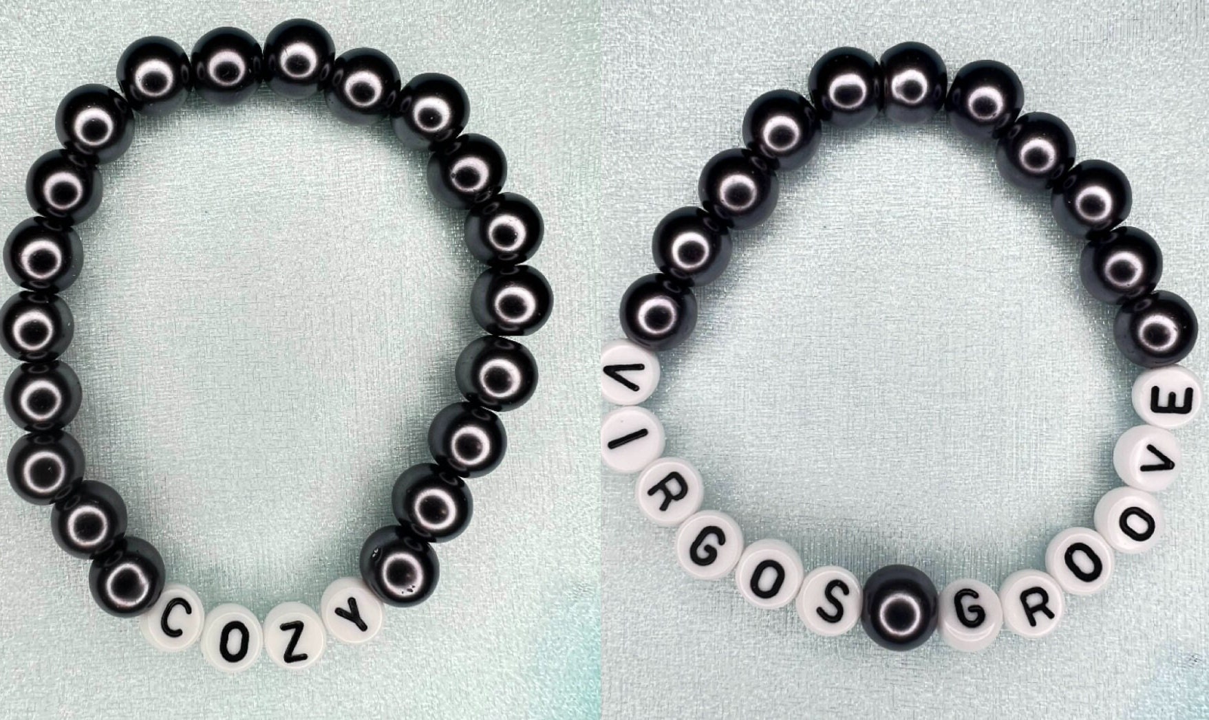 ◇HYERES LOR◇ [by IER] Essence Silver (Y) MIX Beads Bracele Silver Renaissance Stretchy Beaded Bracelets - Etsy