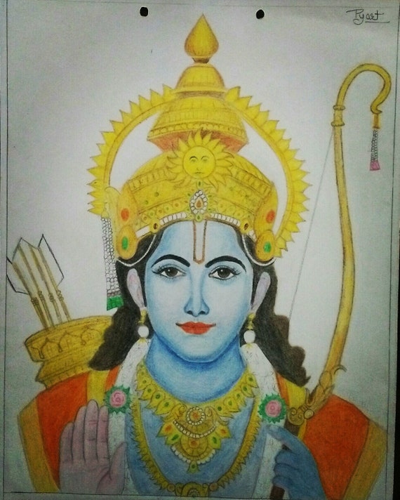 Sketch Of Bajrangbali Hanuman Size A4 Size Paper  GranNino