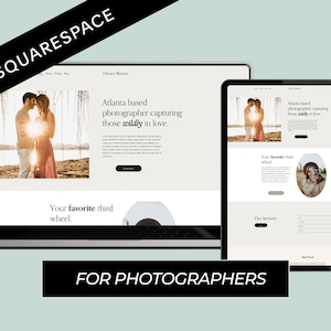 Modern Website, Squarespace Template Bundle, Squarespace 7.1 Template, Squarespace Website Template, SQSP Template for Photographers
