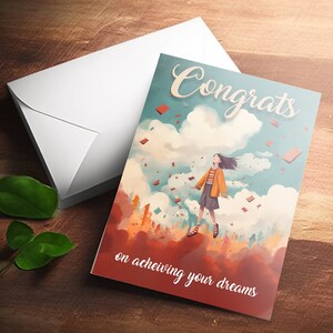 Afdrukbare afstudeerwenskaart Instant download 5x7 inch kaarten voor vrienden, koppels, familie, leuke woordspeling, grappige kaart