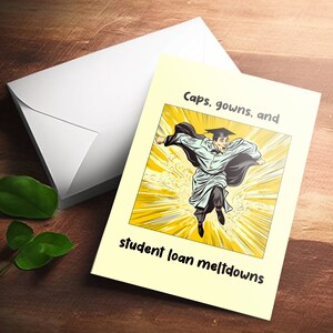 Afdrukbare afstudeerwenskaart Instant download 5x7 inch kaarten voor vrienden, koppels, familie, leuke woordspeling, grappige kaart