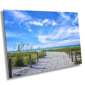 Florida Beach Path Anna Maria Island Bradenton Gulf Coast Coquina Beach, Photography Print, Acrylic, Canvas, Metal