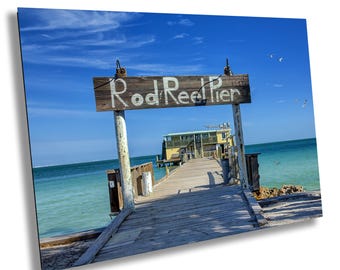 Rod N Reel Pier Photography Print: Anna Maria Island, Florida