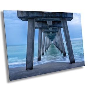 Venice Florida Pier, Sharky&#39;s Pier, Venice Beach, Beach Sunset, Gulf of Mexico, Gulf Coast , Photography Prints, Acrylic, Canvas, Metal