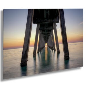 Venice Florida Pier, Sharky&#39;s Pier, Venice Beach, Beach Sunset, Gulf of Mexico, Gulf Coast , Photography Prints, Acrylic, Canvas, Metal