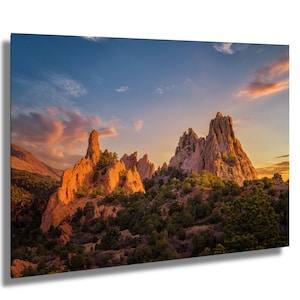 Garden of the Gods, Pikes Peak, Colorado Springs, Rocky Mountains, Colorado wall art, mountain wall art, Prints, Acrylic, Canvas, Metal