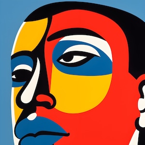 SIMPLE PURPOSE | Sztuka ścienna - Plakat - Sztuka abstrakcyjna - Afrofuturyzm - Czarna sztuka - Wystrój domu - Sztuka afrykańska - Pobierz - Do druku