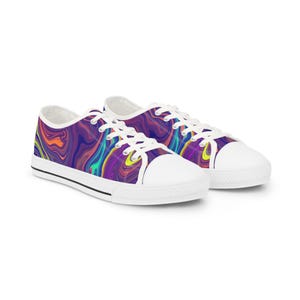 Rainbow Low Top Sneakers: Vibrant Festival Shoes