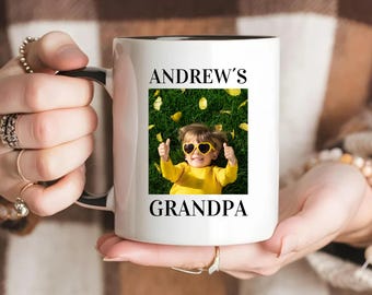 Personalized Grandpa Photo Mug, Gift From Grandkids