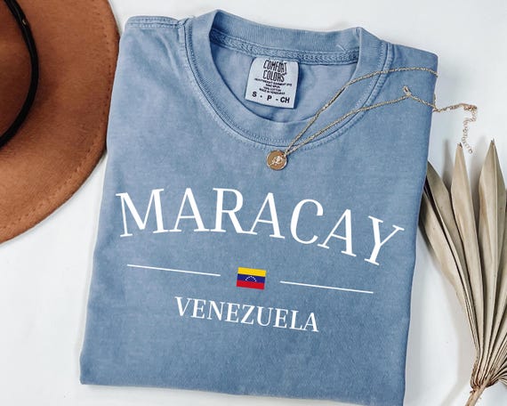 Custom Venezuela Comfort Colors T-Shirt, Personalized Venezuelan Gift