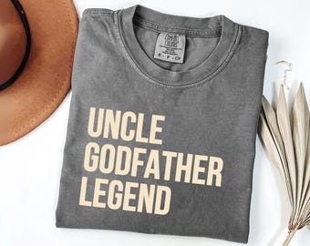 Godfather Gift Shirt, Padrino Proposal, Uncle Godfather Legend Tee