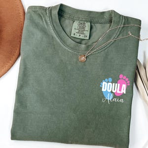 Personalized Doula Shirt, Custom Doula T-shirt, Nurse Appreciation Gift, Doula Gift, Midwife Tshirt, Doula Graduation Gift, Midwife Shirt