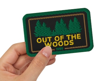 Out of the Woods - TS 1989 - Embroidered Rectangular Patch