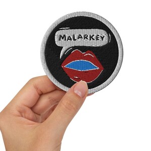 Parche circular bordado Malarkey