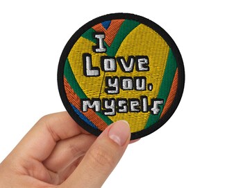 I Love You, Myself - Embroidered Circular Patch