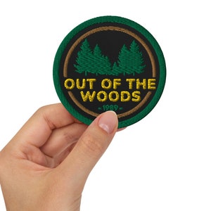 Out of the Woods - TS 1989 - Embroidered Circular Patch