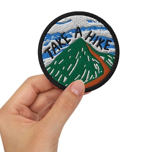 Take a Hike - Embroidered Circular Patch