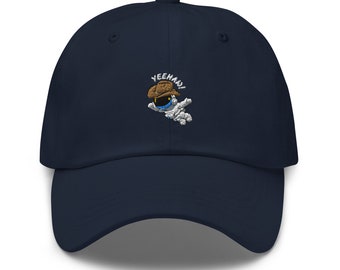 Astronaut Space Cowboy - Embroidered Dad Hat