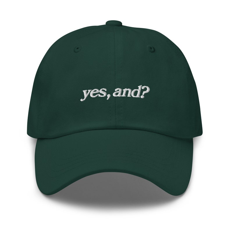 yes, and? - Embroidered Ariana Grande Dad Hat