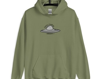 Rymdcowboy - Broderad huvtröja