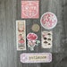 Pink Vintage Aesthetic Sticker Pack 10-40, Antique Scrapbook Sticker ...