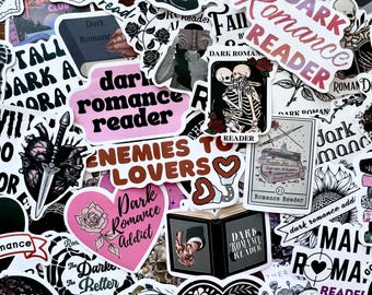 Dark Romance Stickers – Gothic, Mafia, Enemies to Lovers BookTok Decals