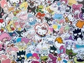 10-40 Pack of Cute Kawaii Stickers, Sanrio Inspired, Hello Kitty and Friends Stickers, Kuromi, My Melody, Keroppi, Cinnamaroll, Pompompurin
