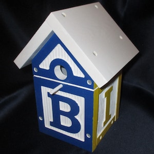 Pine Bird House Play Blocks
