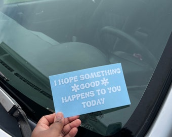 Encouragement Car Decal, Kind Words Bumper Sticker, Positive Vinyl Decal