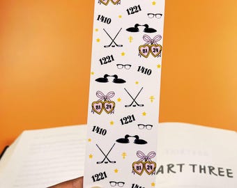 Hockey Romance Bookmark, Rivals to Lovers Trope, Sports Romance Reader Gift