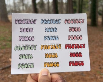 Mental Health Sticker Sheet, Affirmation Sticker Pack, Journal Sticker Set