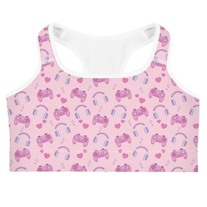 Gamer Girl Kawaii Sports Bra