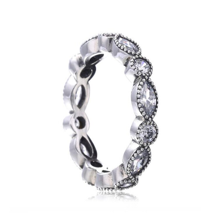 Pandora Alluring Brilliant Marquise Stackable Ring Etsy UK