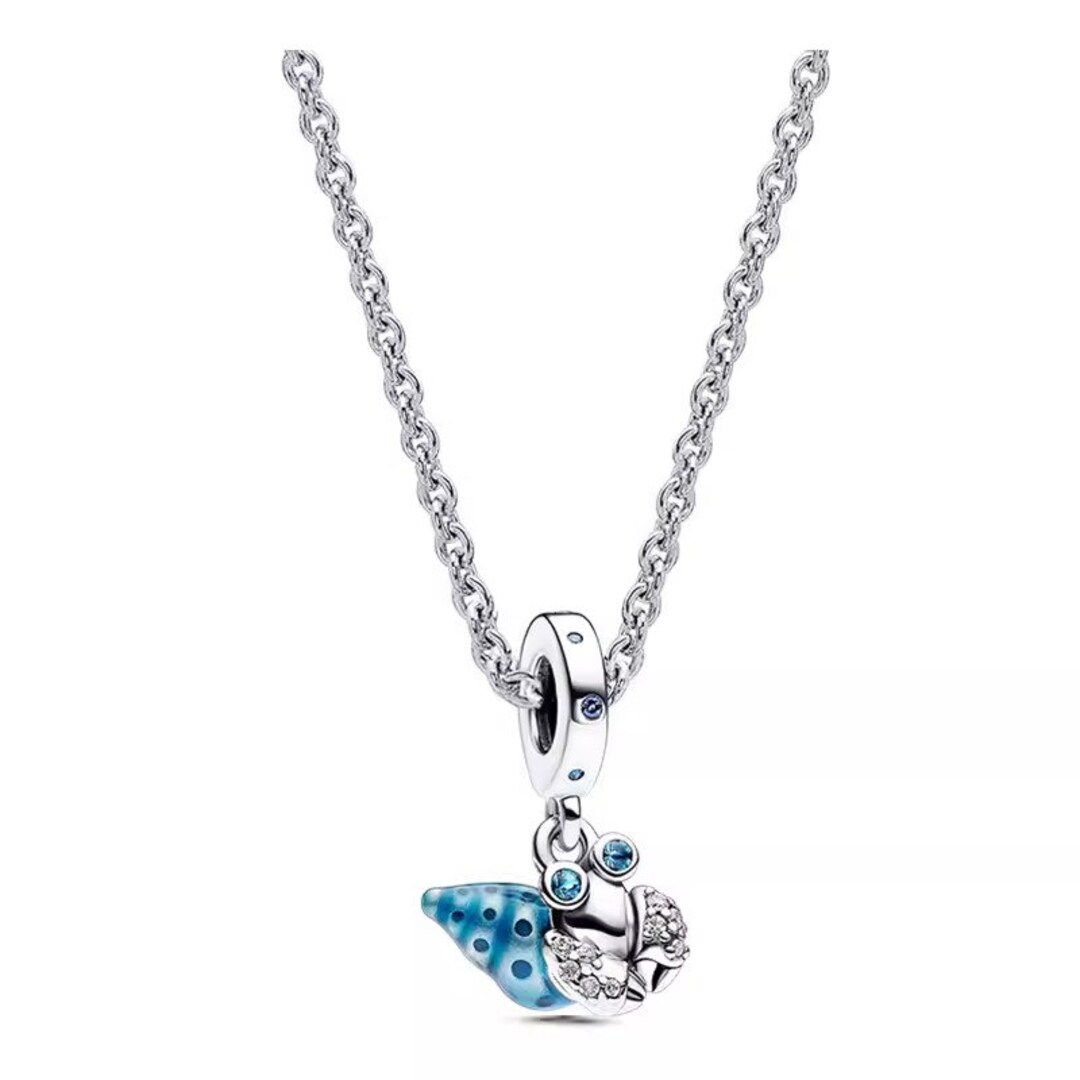 Pandora Glowinthedark Hermit Crab Necklace Etsy