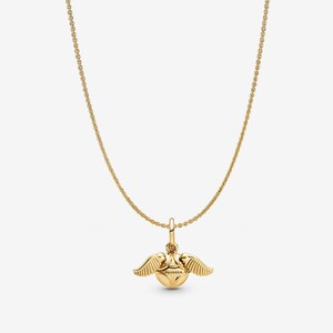 Quidditch The Deathly Hallows Wings Golden Snitch Harry Potter Necklace Hot  Gift