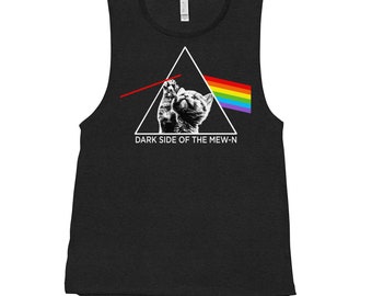 Dark Side of the MEW-N - Cat Ladies’ Muscle Tank