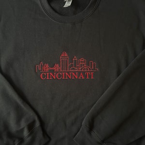 Cincinnati Embroidered Crewneck