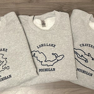 Embroidered Lake Sweatshirt