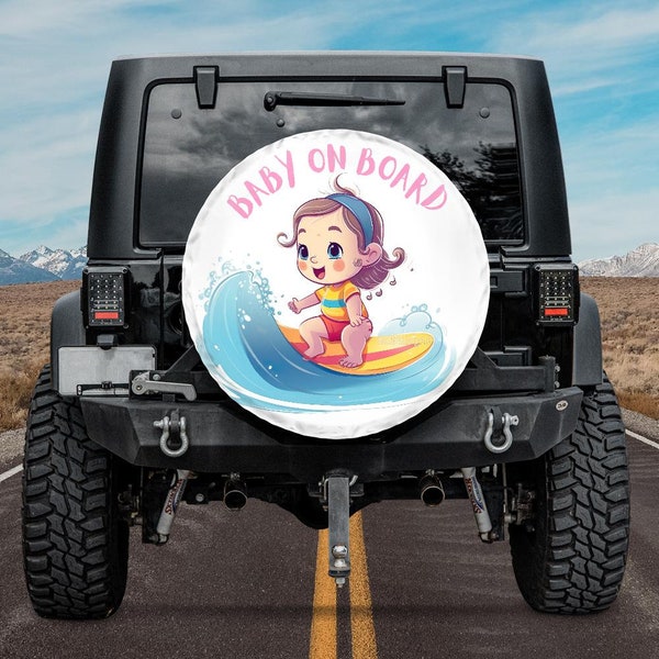 Jeep Girl Tire Cover for Baby Etsy