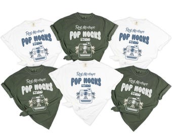 Comfort Colors 1717 Grouped Flat lay Mockup on White Background - Moss and White Tied CC1717 - C1717 Unisex Shirt St. Patty Mock - Christmas