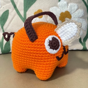 Chainsaw Devil Pochita Crochet PDF Pattern