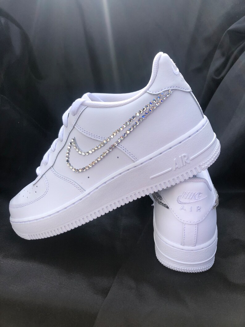 Authentic Air Force 1 with Bling image 7