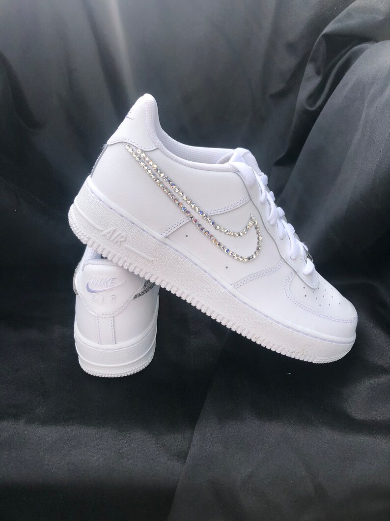 Authentic Air Force 1 with Bling image 8