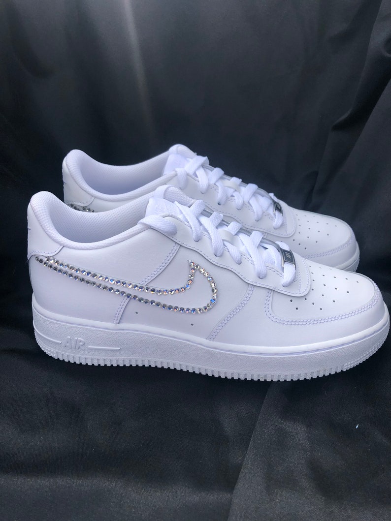 Authentic Air Force 1 with Bling image 9