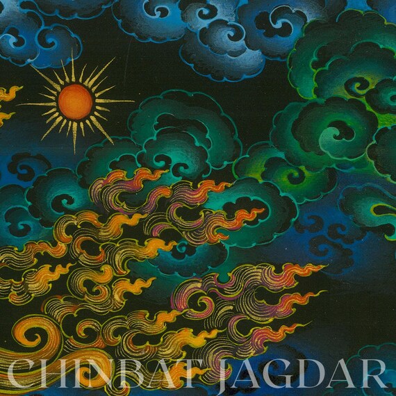 Yamantaka Thangka Art | Tibetan Buddhist Painting (digital