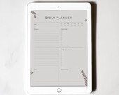 Simple Daily Planner | Undated Printable Daily Planner | Digital iPad Planner | Everyday use | Instant download
