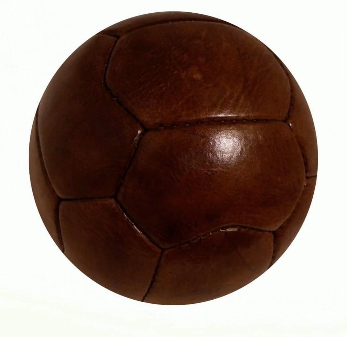 Ballon de Football vintage Fleetwood Legends cuir - Balles de Sport