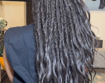 Lisa Wave Faux Locs Temporary Synthetic 60-75 Loc Count