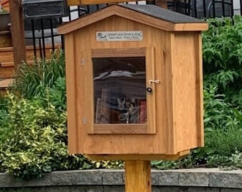 Little Free Library | Wood Little Library | Little Book Library | Handmade | Canada