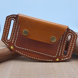 Cartera de cuero con cinturón, cartera de cuero personalizada, trabajos de cuero personalizados, cartera unisex, cartera de viaje de cuero, regalo de viaje, hecho en Estados Unidos